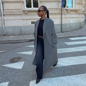 Djerf Avenue Forever Coat Grey